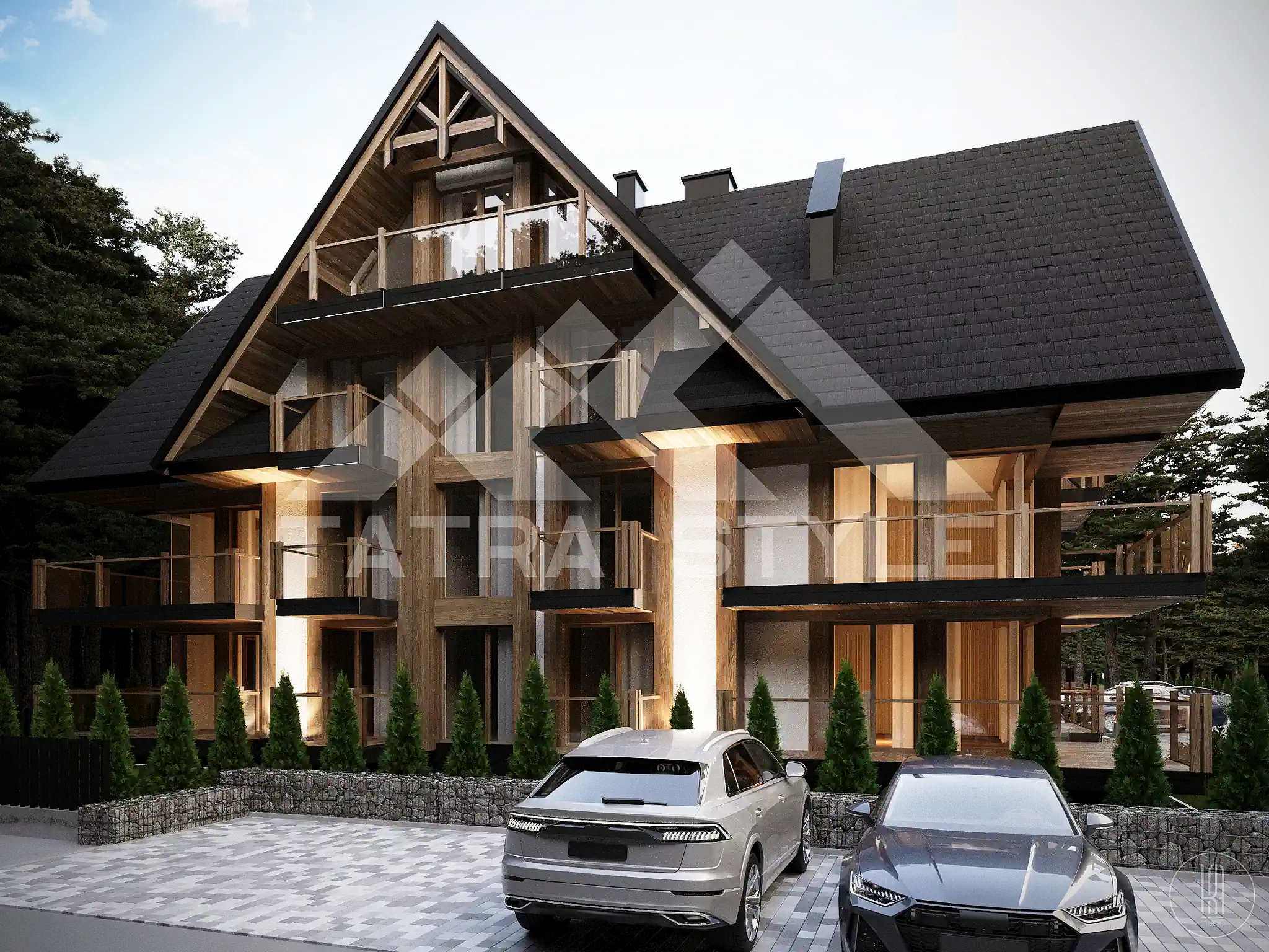 Aparthotel Białka - widok z zewnątrz